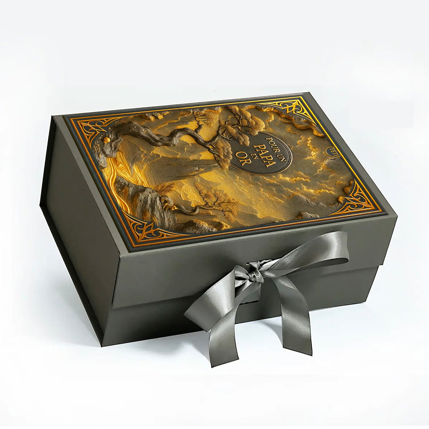 COFFRET CADEAU "POUR UN PAPA EN OR"