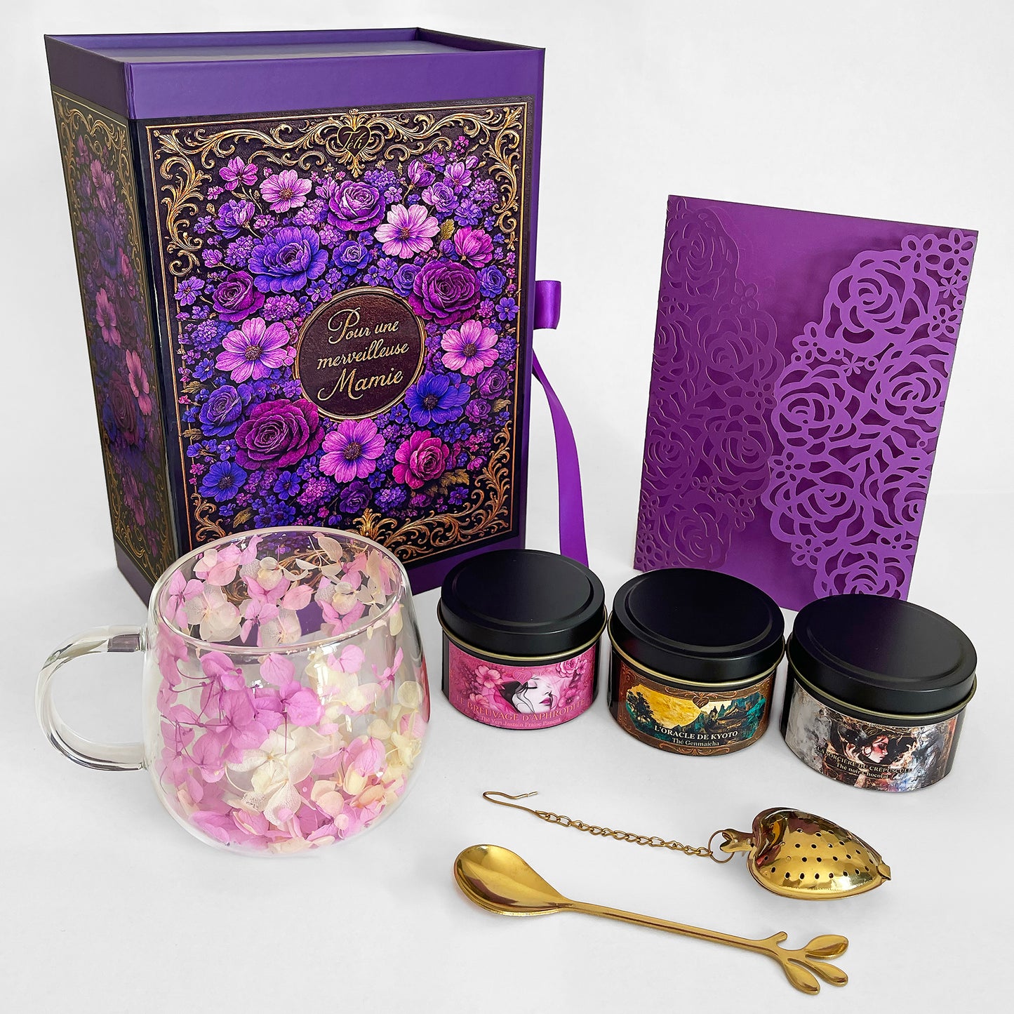 COFFRET CADEAU "POUR UNE MERVEILLEUSE MAMIE"