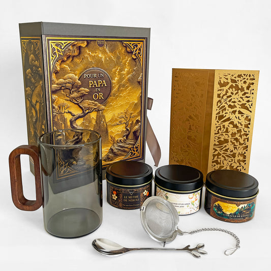COFFRET CADEAU "POUR UN PAPA EN OR"
