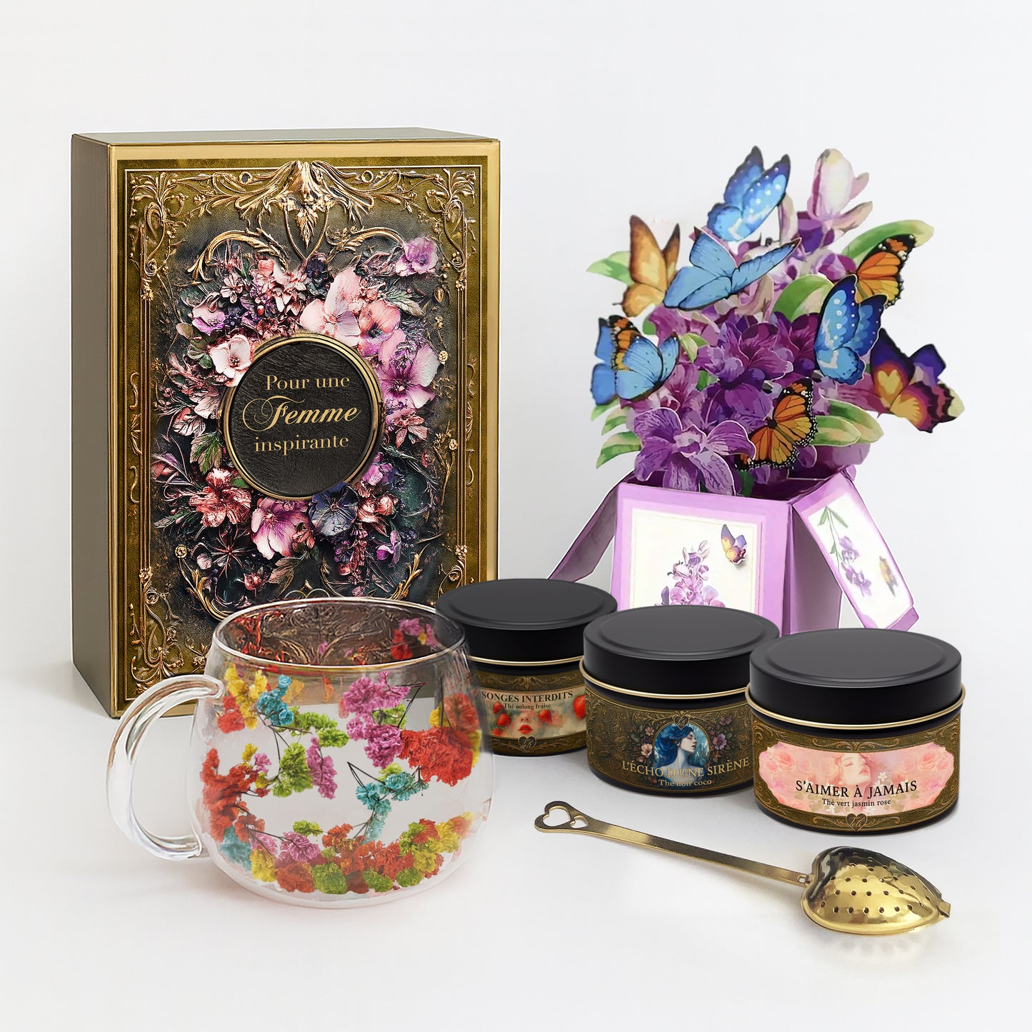 COFFRET CADEAU "POUR UNE FEMME INSPIRANTE"