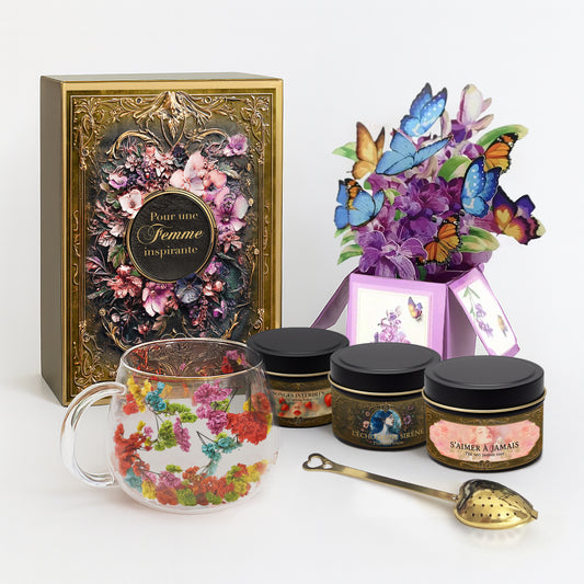 COFFRET CADEAU "POUR UNE FEMME INSPIRANTE"