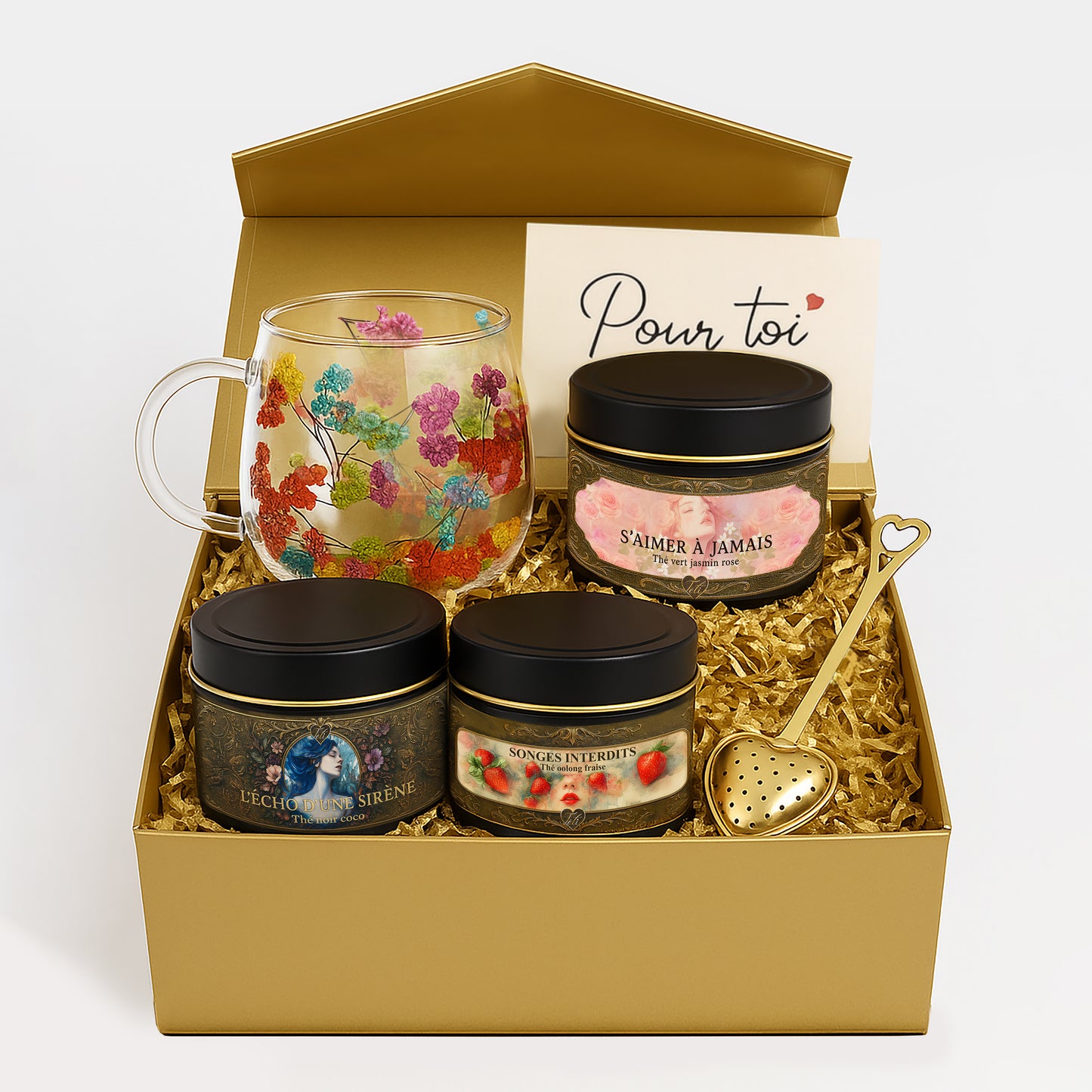 COFFRET CADEAU "POUR UNE FEMME INSPIRANTE"