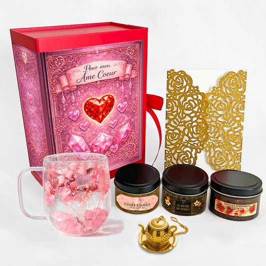 COFFRET CADEAU "POUR MON ÂME COEUR"